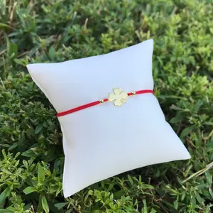 Adjustable Gold Clover Bracelet