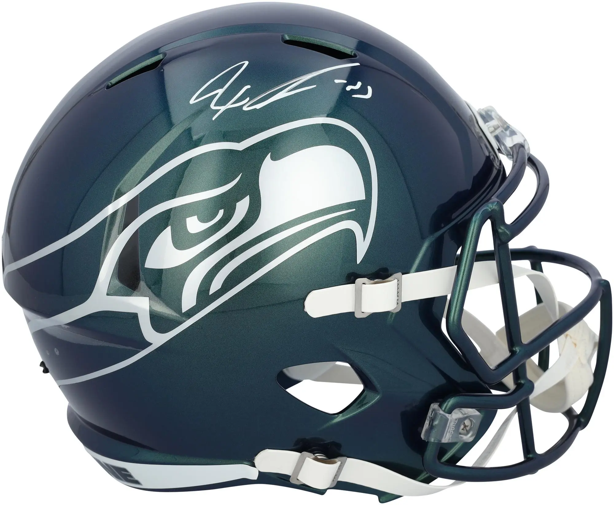Jaxon Smith-Njigba Seattle Seahawks Autographed Riddell Rivalry Speed Replica Helmet - Fanatics Authentic Certified