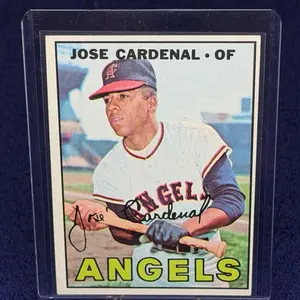 1966 Jose Cardenal of Angels Baseball Card - Collectible Sports Trading Card