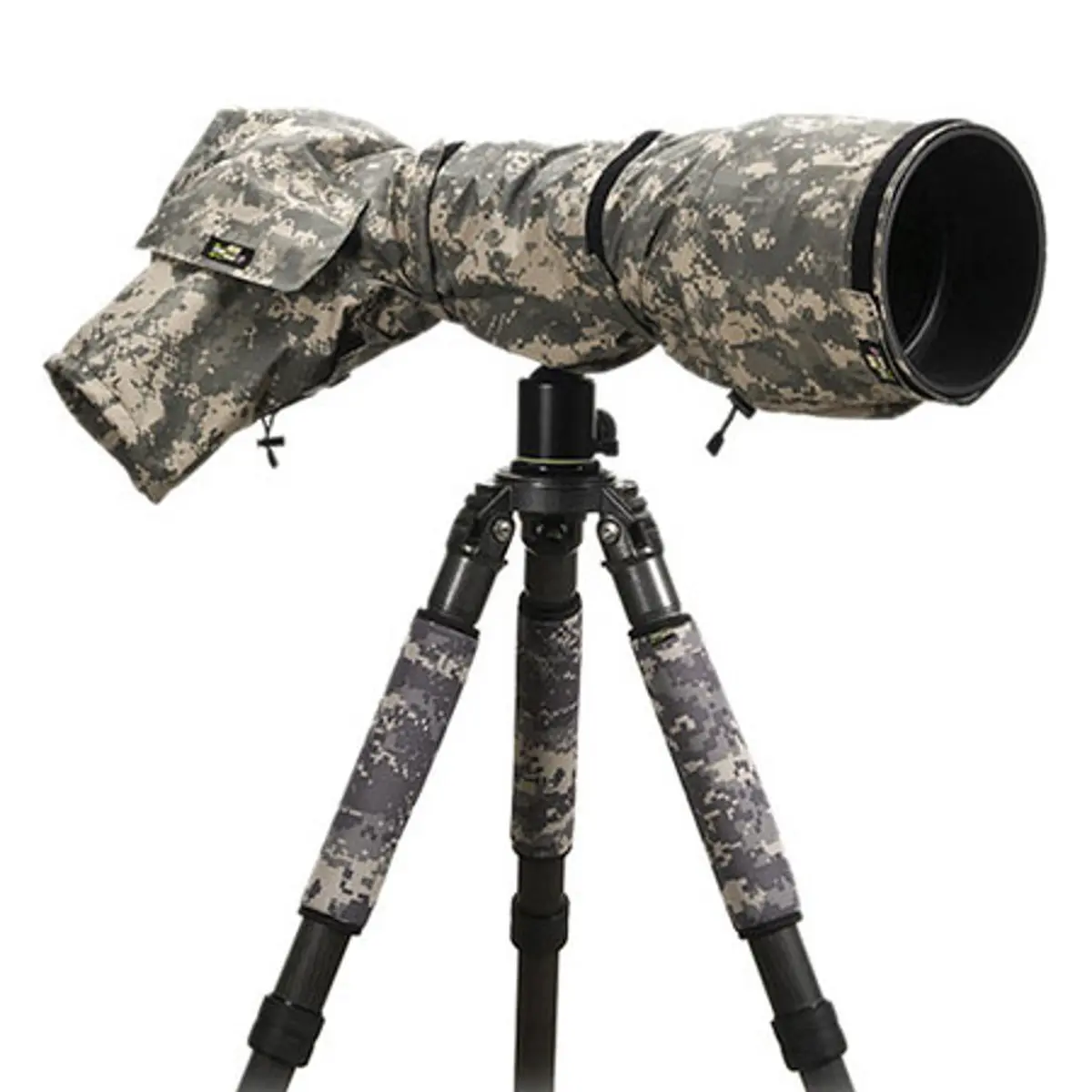 LensCoat RainCoat Pro Camera Accessory - Digital Camo Print, Waterproof, Fits Large Lenses, Camera Accessories