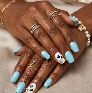 K.L.S Nail Closet Baby Blue Crush Complete Nail Set