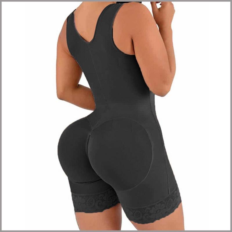 Fajas Colombianas for Women Tummy Control Full Body Shapewear Curve Enhancing with Zipper Crotch