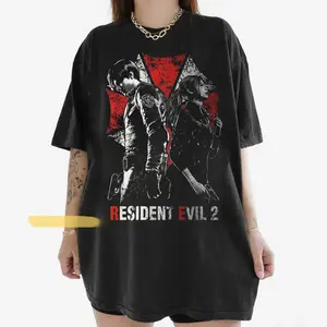 Resident Evil 2 Shirt, Requiem Horror Game 2026 Fan Tee, Gift for Men, Gift for Women, Crew Neck T-shirt, Trending T-shirt