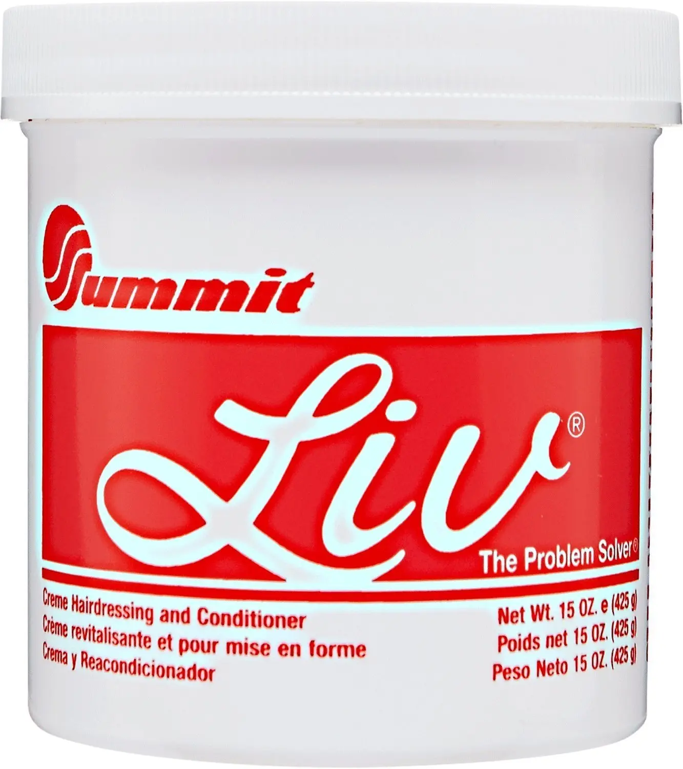 Liv Cream Hairdressing Nutritive Conditioner - 15 oz Haircare Treatment for Dry Hair, Conditioning Formula That Boosts Luster, Hair-Moisturizing