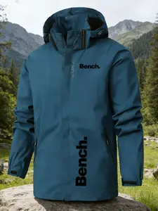 Bench Men's Waterproof Hooded Windbreaker Mountain Trekking Rain Coat
