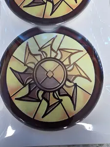 Magic the Gathering Themed Car Coasters with Unique Symbol Design for Car Accessories