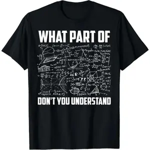 Vintage "What Part" Math Graphic Tee | Retro Teacher Humor Aesthetic T-Shirt | Heavyweight 100% Cotton Premium Top | Trendy Sarcastic Relaxed Fit Apparel | Soft Unique Math Nerd Gift | Chic Urban Streetwear | Daily Outfit