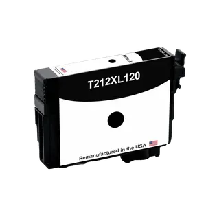 U.S. Remanufactured for Epson T212XL High Yield Black, T212XL120