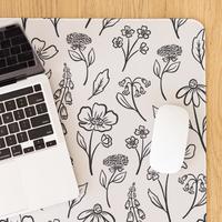 Ivory Pressed Floral