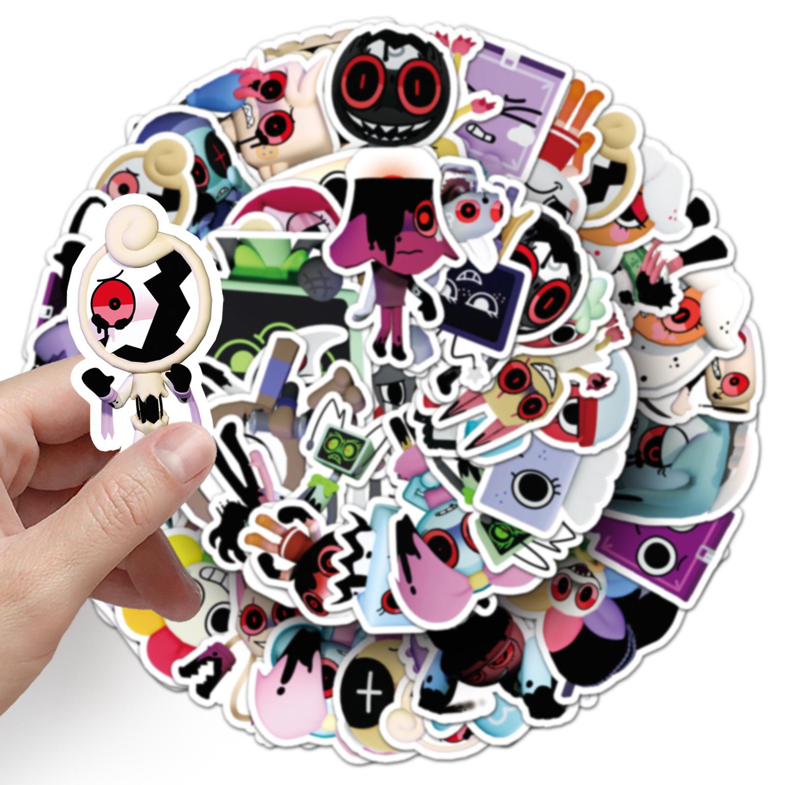 Single set contains 50 pieces, no repetition. Dandy's world graffiti stickers for phone cases, computers and tablets. Order today. Buy one, get one free. You will receive 2 sets.