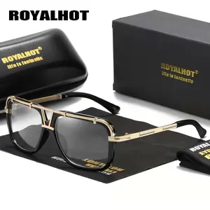 RoyalHot Unisex Elegant Oversized Hiking Modern Driving Sunglasses