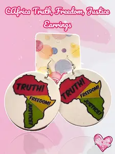 RSI CAfrica Truth,Freedom,Justice Ear*rings