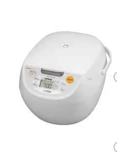 TIGER BVG10JU RICE COOKER & STEANER 5.5 CUPS WHITE INNER POT + STEAMER BASKET