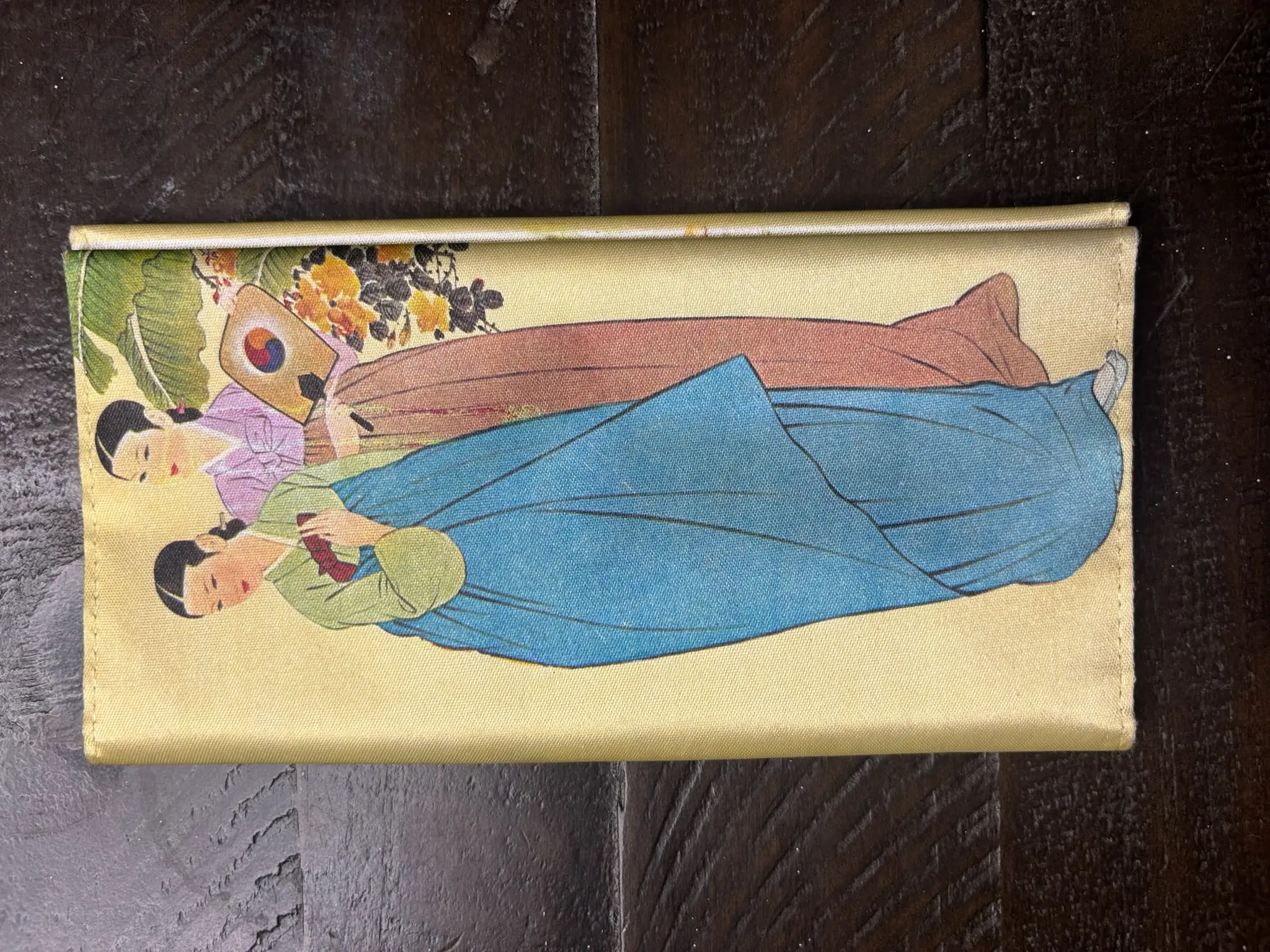 Pre-owned Fabric Small Leather Goods Vintage Japanese Geisha Wallet