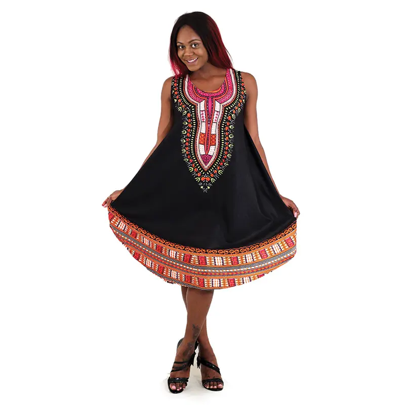 Traditional Print Umbrella Sundress