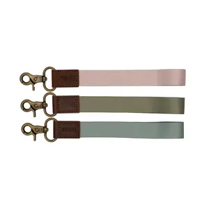Solid-Colored Wristlet Keychain Solid-Colored Wristlet Keychain