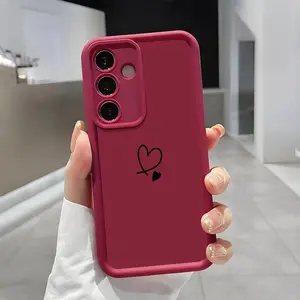 Heart a Tiny Embrace Phone Case , Enhanced Camera Protection , Shockproof Skin-Friendly Touch Soft Cover for Samsung Galaxy S21 S22 S23 S24 S25 S26 Ultra Plus FE A13 A14 A15 A16 A17 A33 A34 A35 A36 A52 A53 A54 Note20