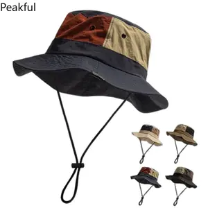 Sun Protection Bucket Hat Quick-dry Fisherman hat Panama Hat Anti-UV Wide Brim Breathable Summer Man Women