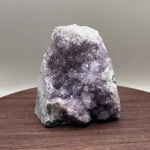 Druzy Amethyst Geode Crystal Decor