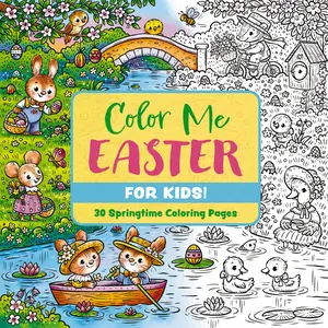 Color Me Easter (for Kids!): 30 Springtime Coloring Pages by Editors of Cider Mill Press||Ela Jarzabek [Paperback Book]