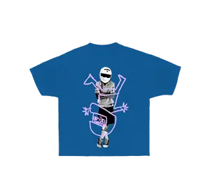 BLUE BACKFLIPS TEE
