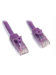 StarTech N6Patch7Pl 7Ft Purple Snagless Cat6 Utp Patch Cable