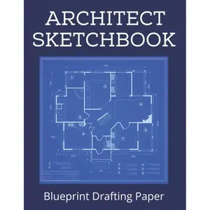 Sketchbook for Architects & Students | Blueprint Paper for Drafting | Grid Graph Notebook | Construction Design, Drawing and Planning Book: 5x5 Quad Ruled - 8.5 x 11 Graph Paper Notebook Paperback – November 1, 2021