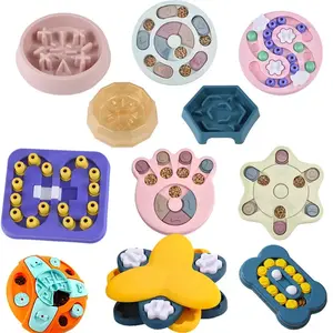 Bowl (Interactive Feeder) - Dog Puzzle Toys Slow Feeder Interactive Increase IQ Food Dispenser Non-Slip Slowly Eating Bowl Cat Dogs Food Games