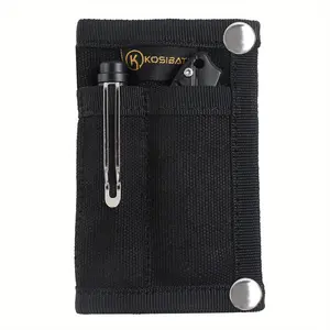 Slim EDC Tool Pouch for Men - Organize Cards, Knives, Flashlights, and Pens with Ease