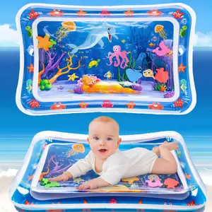 Thick Baby Play Mat for Crawling and Training, Comfortable Soft Pad, Promotes Sensory Development and Coordination, Inflatable Water Mat, Padded Play Mat, Nursery Development Mat, Training Mats