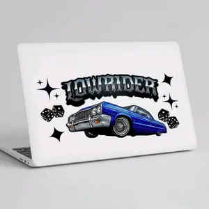 Blue Lowrider - UVDTF Wrap for cups/hard surfaces sticker