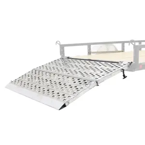 48" L x 57" W Heavy-Duty Bi-Fold Aluminum Trailer Ramps