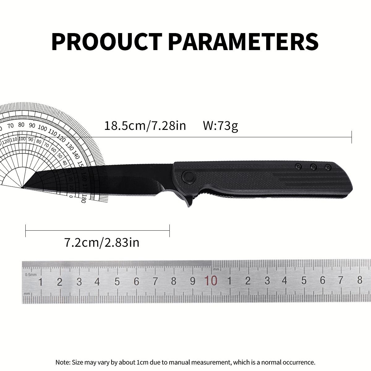 Slim EDC Folding Knife with Pocket Clip, Reliable Outdoor Gear for Camping & Bushcraft