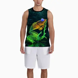 Feeling Froggy - Original Art by Craig Davoll - Men’s Basketball Tops Jersey
