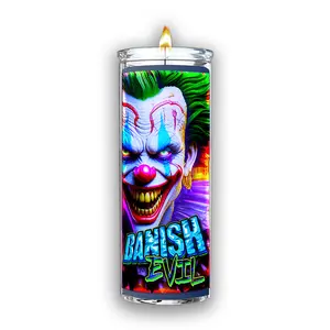 Banish Evil Candle for Negative Energy Removal & Protective Atmosphere