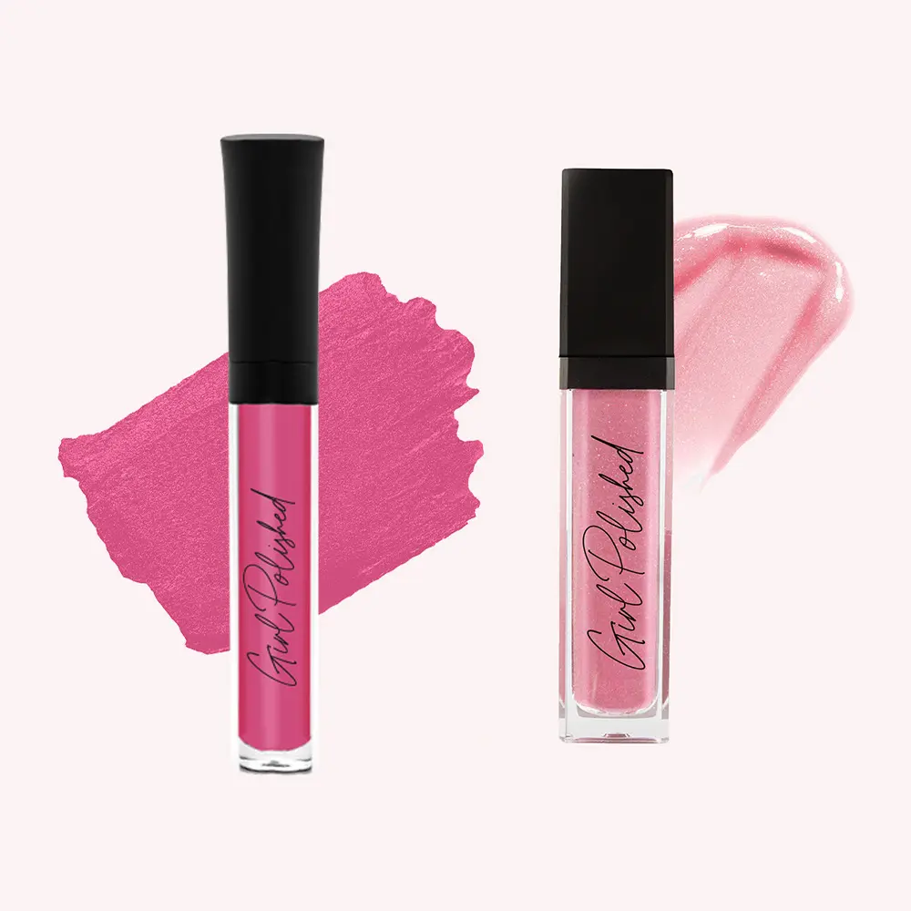 Bombshell Pink Lip Stay + Ballerina Gloss Duo
