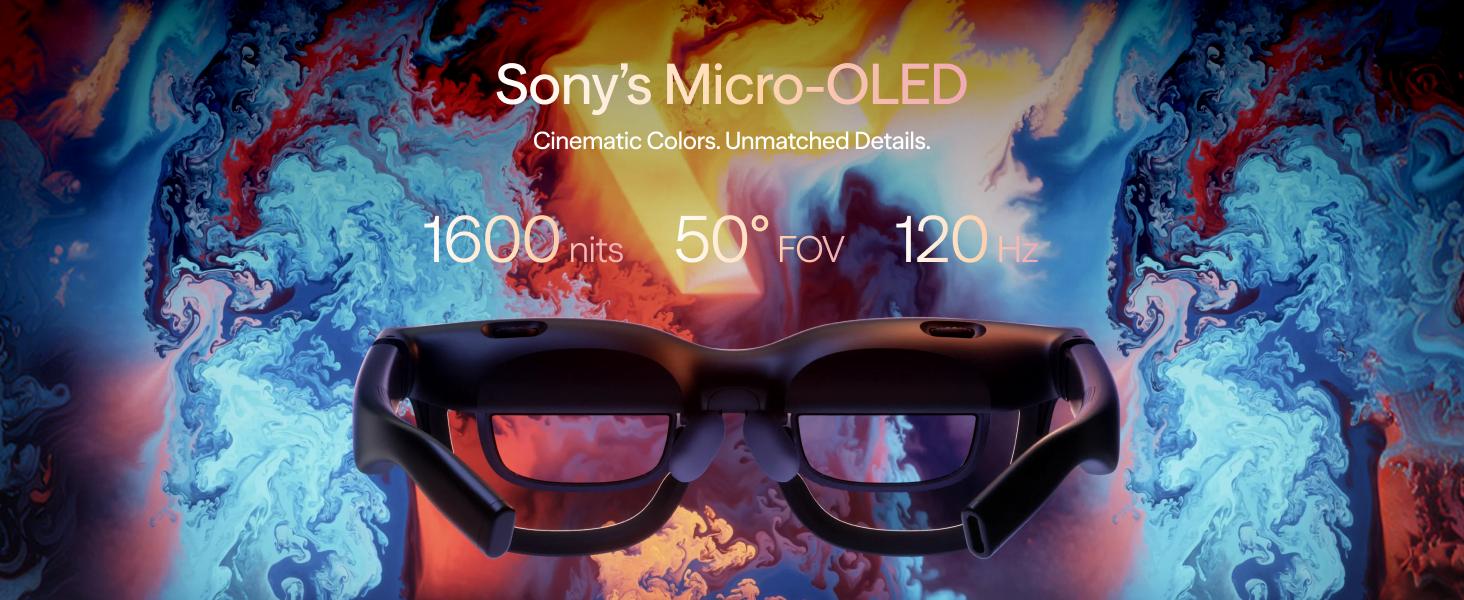 VITURE Pro 2 XR AR Smart Glasses with UltraClarity 3.0, 146" Display, 50° FOV, 1600 Nits Sony Micro-OLED, 63g Weight, 0-5.00D Built-in Diopter, SGS Eye Care Certified, Phone Sync for iPhone, Android, Mac, PC, Steam Deck VITURE Pro 2 XR AR Smart Glasses with UltraClarity 3.0, 146" Display, 50° FOV, 1600 Nits Sony Micro-OLED, 63g Weight, 0-5.00D Built-in Diopter, SGS Eye Care Certified, Phone Sync for iPhone, Android, Mac, PC, Steam Deck
