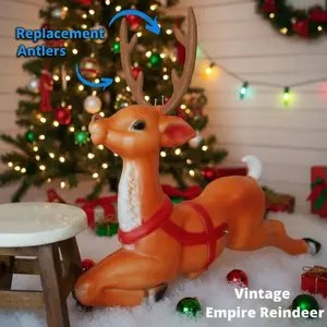 Antlers for Santa's Reindeer & Giant Reindeer Blow Mold (General Foam & Empire)