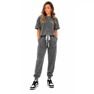 Joggers- Acid washed