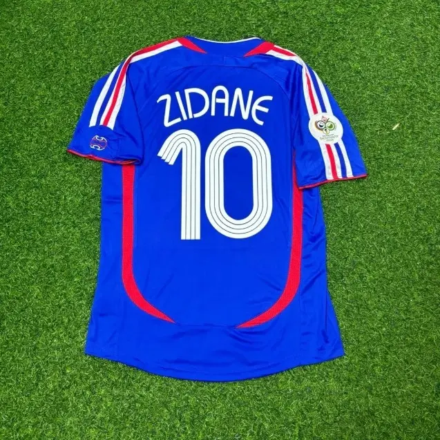 France Blue No. 10 Retro Soccer Jersey – Zidane Name Print, 2006 Heritage Short Sleeve Football Shirt, Unisex Match Day Fanwear