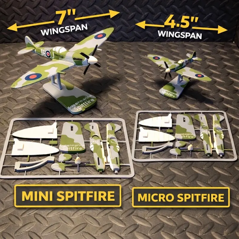 Supermarine Spitfire Model Kit Card