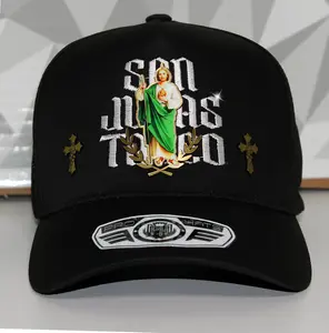 San Judas Tadeo Gorras Belicas con Bordado y Laser / Saint Jude Thaddeus with Bold Design and Laser Embroidery