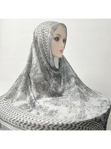 New jacquard ink wash Arab headscarf Middle East Dubai hot-selling scarf Palestinian headscarf