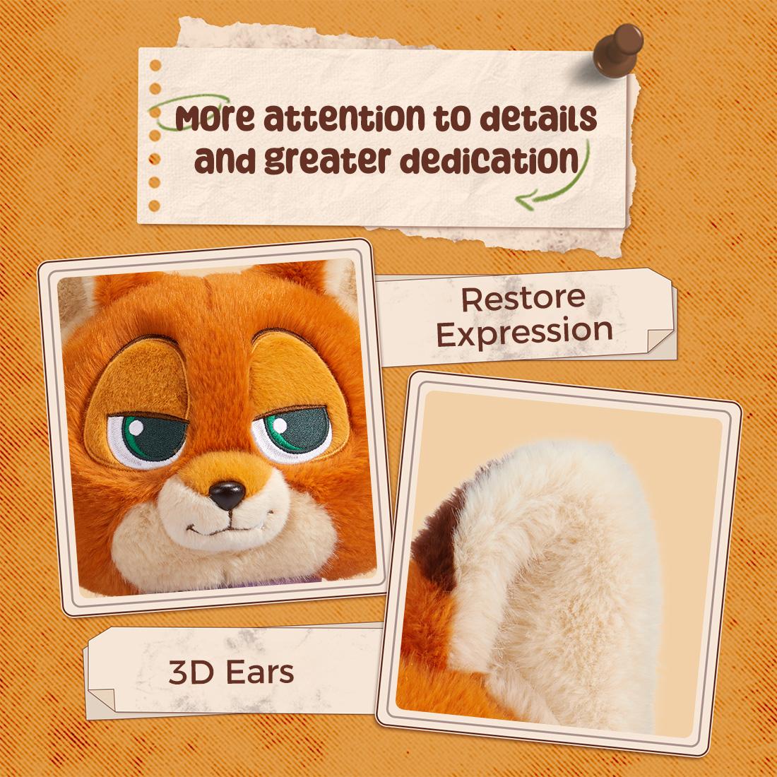 MINISO Disney Zootopia Outdoor Sitting Plush Figure – Nick Wilde & Judy Hopps, Cute & Relaxing Plush Toy Christmas Shopping Ideal Gift for New Year Holiday Gift for Kids Her Friends Students MINISO Disney Zootopia Outdoor Sitting Plush Figure – Nick Wilde & Judy Hopps, Cute & Relaxing Plush Toy Christmas Shopping Ideal Gift for New Year Holiday Gift for Kids Her Friends Students