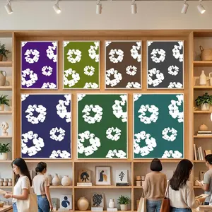 Luxury D-Denim T-Tears Poster HD Heavy-Duty Self-Stick Waterproof Wall Decor Tool-free durable Conceals wall flaws elevates style for living rooms bathrooms & kitchens