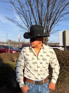 Me western shirt beige Me western shirt beige