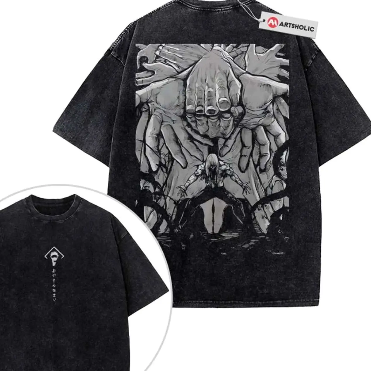 Mahito Shirt, Jujutsu Kaisen Shirt, Anime Shirt, Vintage T-Shirt 2-Sided