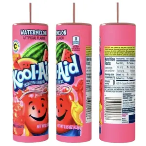 Watermelon koolAid drinkware