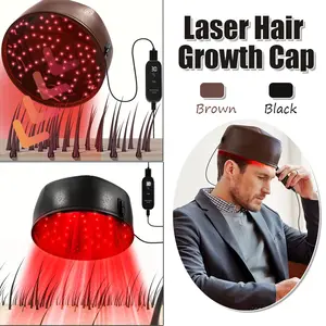 Cap for Men And Women Featuring Red And Blue Light for Hair Treatment LED Hair Cap Red Light Relax Cap Red Lamp Design Sleek Hair Accessory Durable Build Quality Professional Grade Device Hair Enthusiasts
