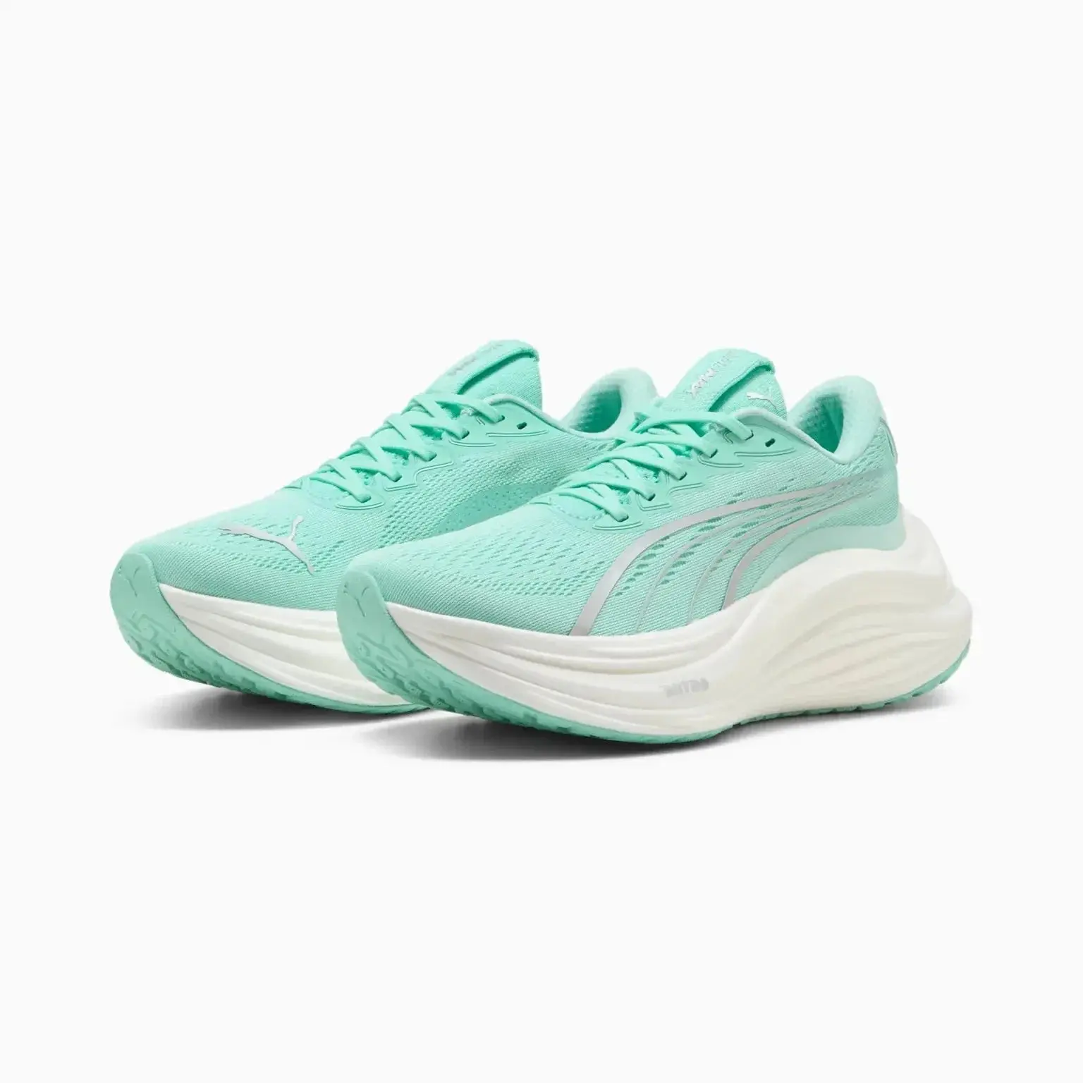 PUMA Mag Max Nitro Melt Running Shoe in Mint | Women's
